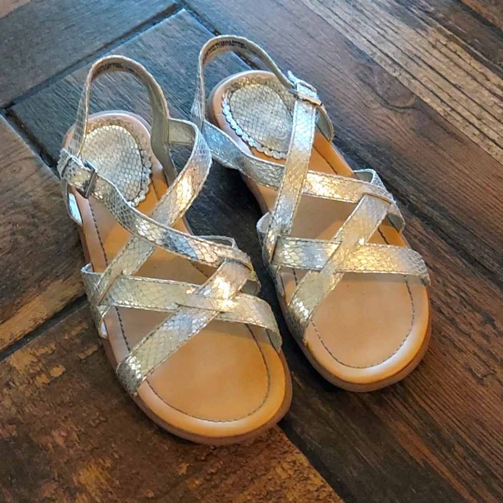 The Children's Place silver sandals